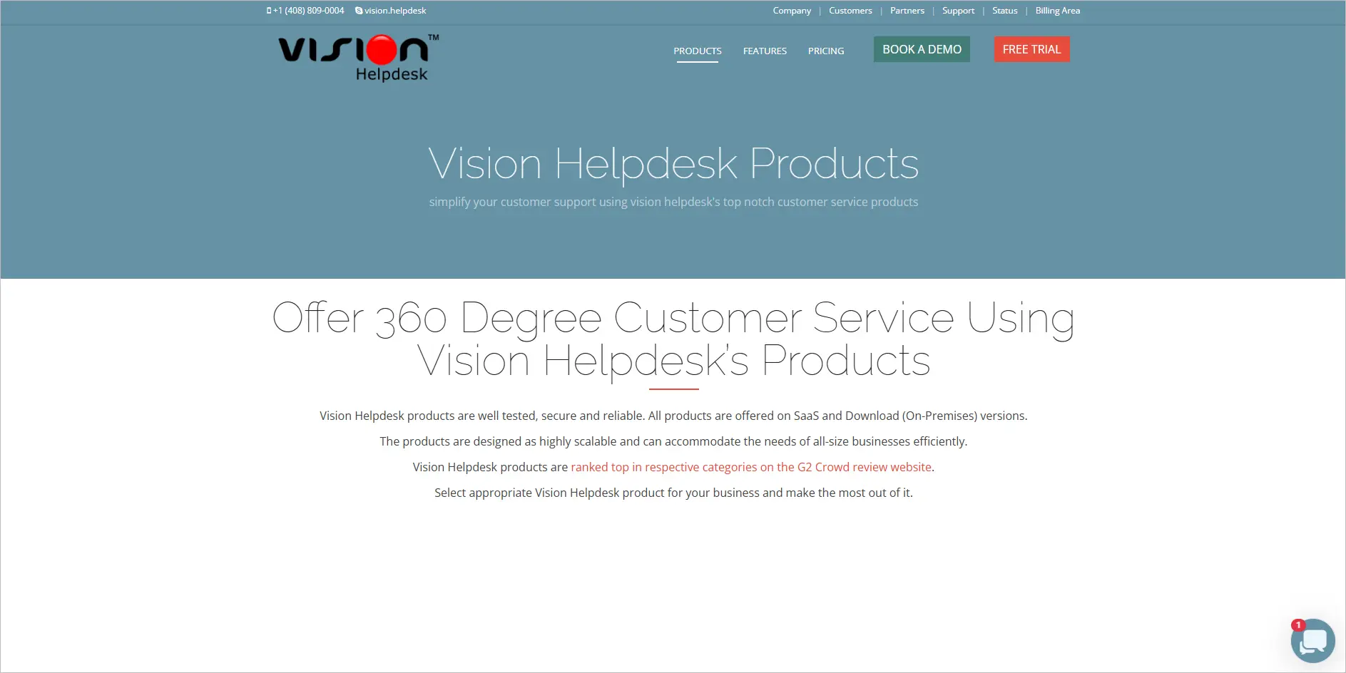 Vision Help Desk