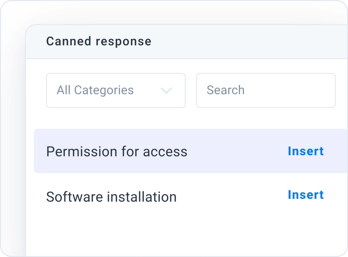 Canned-Response