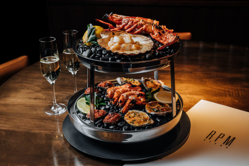 RPM STeak Ember Rosted Seafood Tower