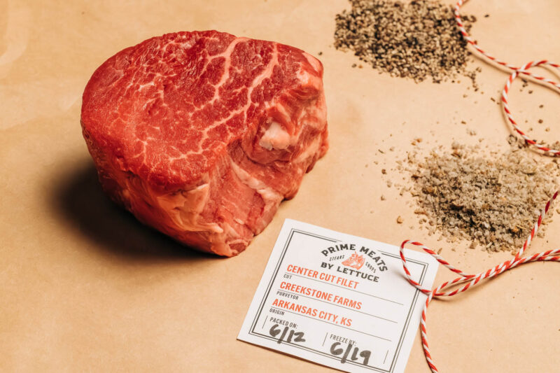 Prime Meats by Lettuce Creekstone Farms 8-ounce filet