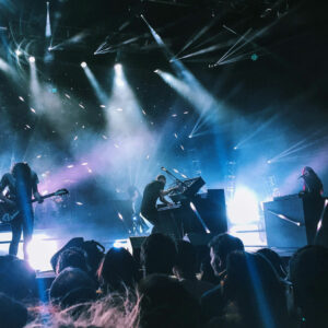 Rock concert in Merriweather Post Pavilion