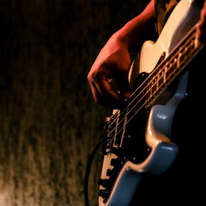 Bassist at live gig